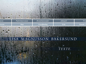 Lisa M. Bakersund / text-bezogene Projekte / text-related projects
